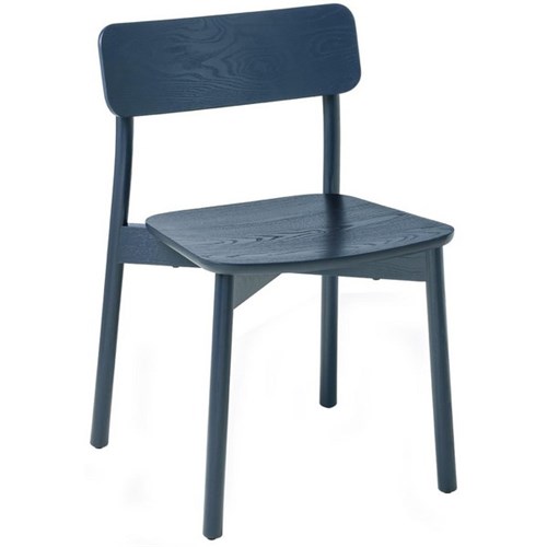 Eden Orlo Timber Chair Navy Ash