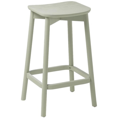 Eden Orlo Kitchen Timber Stool 650mm Sage Ash