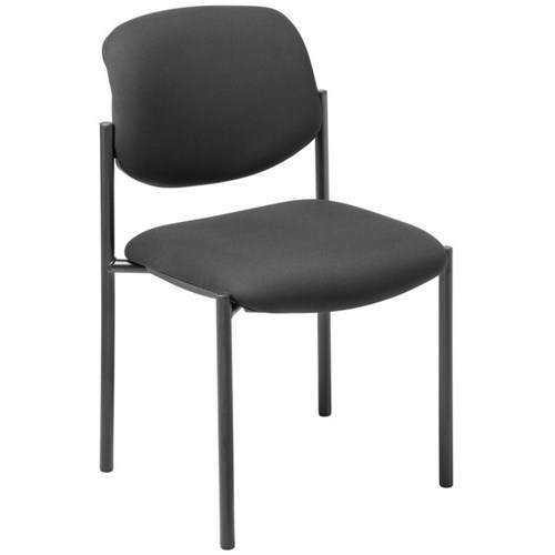 Eden Pause Visitor Stacking Chair Black