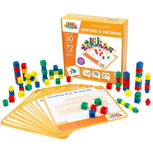 Junior Learning Math Cubes Build & Learn Sorting And Patterns