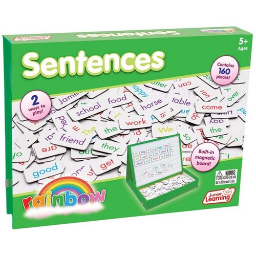 Junior Learning Rainbow Sentences