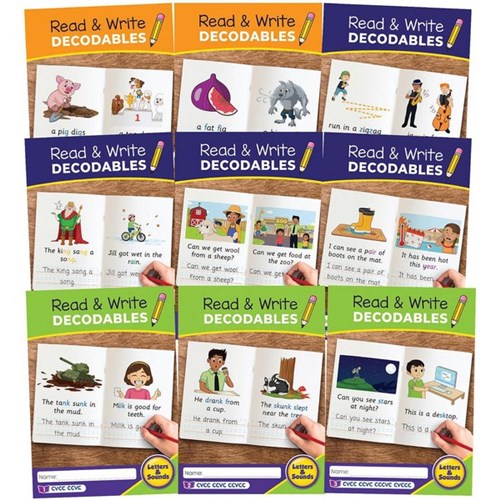 Junior Learning Read & Write Decodables Set A