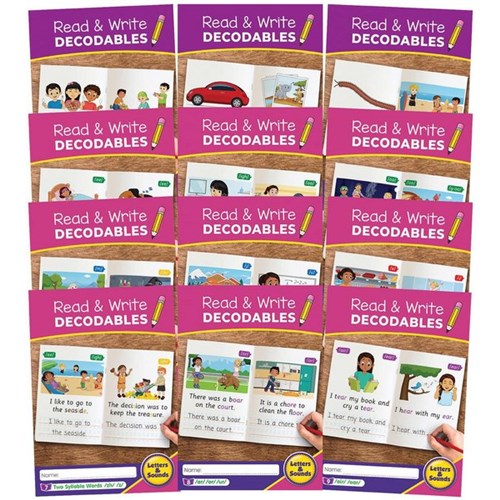 Junior Learning Read & Write Decodables Set B