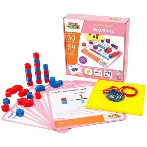Junior Learning Math Cubes Build And Learn Fractions