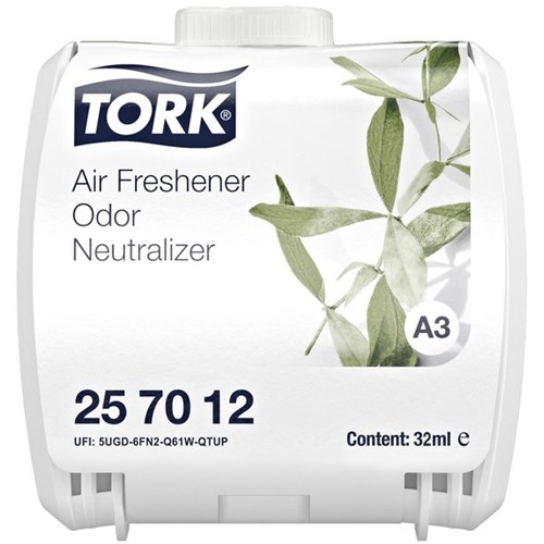 Tork A3 Constant Air Freshener Refill Odour Neutraliser 257012 32ml, Carton of 6