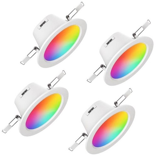 Nanoleaf Essentials Colour Smart LED Downlights, Pack of 4