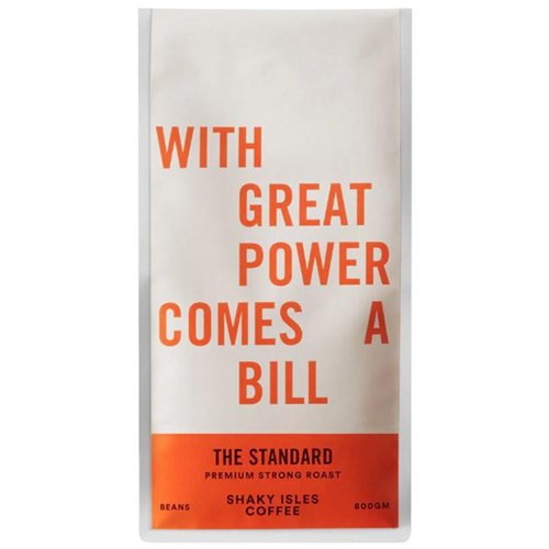 Shaky Isles The Standard Premium Strong Roast Coffee Beans 1kg