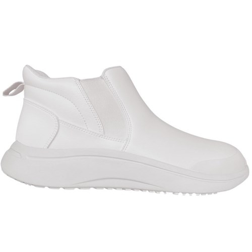 Paraflex Slip On Safety Boots Soft Collar White