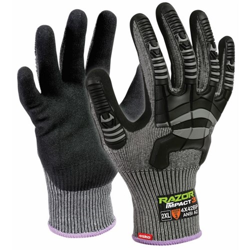 Esko Razor Impact 3 Gloves, Pack of 12