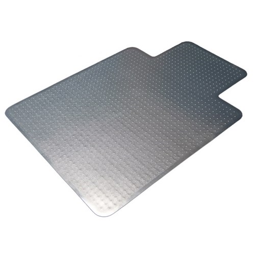 Advance Matting Underlay PVC Chair Mat Keyhole With Spikes 1140x1350mm Clear