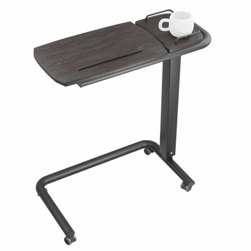 Icare Over Bed Table C Shape Base White