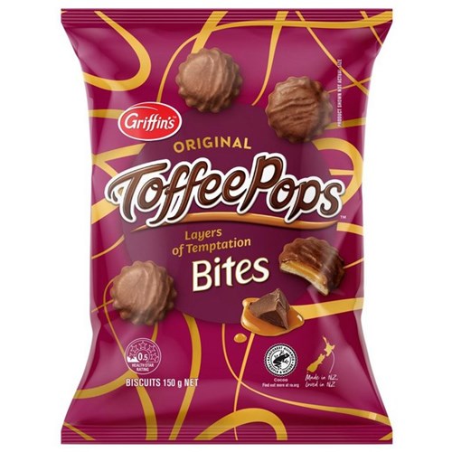 Griffin's ToffeePops Original Bites 150g