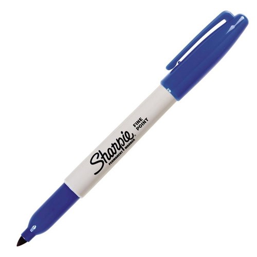 Sharpie Blue Permanent Marker Fine Tip