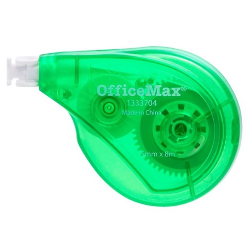 OfficeMax Correction Tape Front/Side Operating Dispenser 5mm x 8m