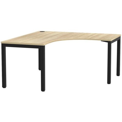 Cubit Workstation 1500mm Atlantic Oak/Black