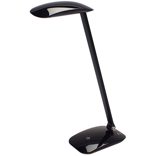 Nero LED Desk Lamp USB Charging Black