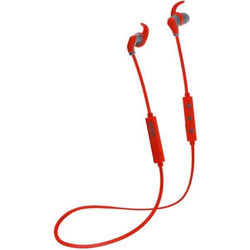 Moki Hybrid Bluetooth Earphones Red