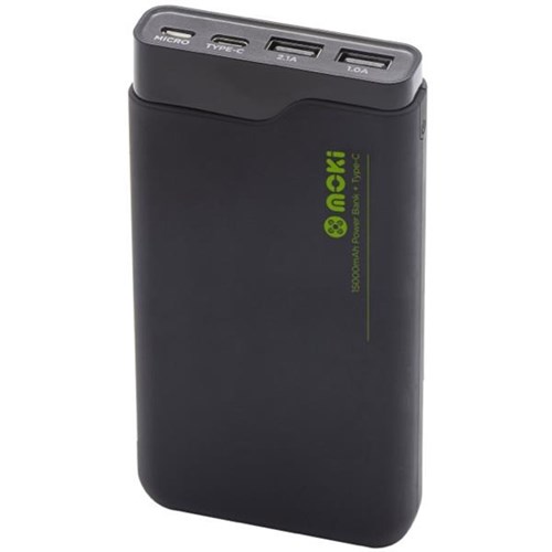 Moki Power Bank Plus 15000mAh Type C + USB