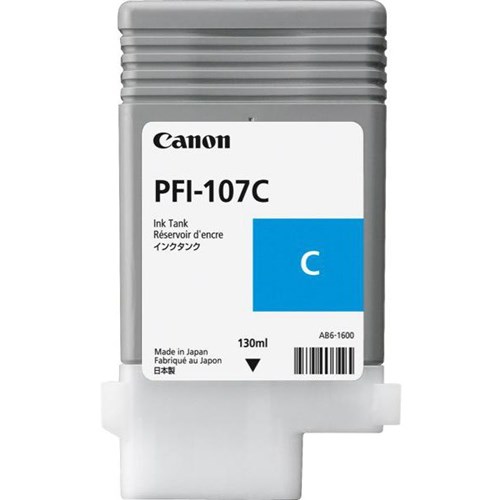 Canon PFI-107C Cyan Ink Cartridge 130ml