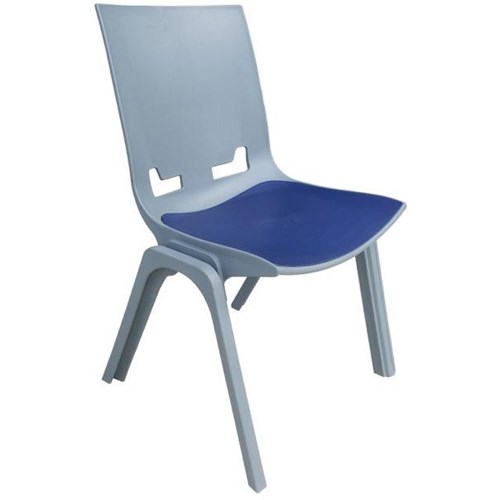 Hitch Stackable Chair Charcoal/Navy