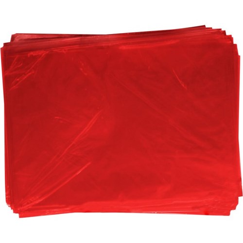 OfficeMax Cellophane 750x1000mm Red, Pack of 25