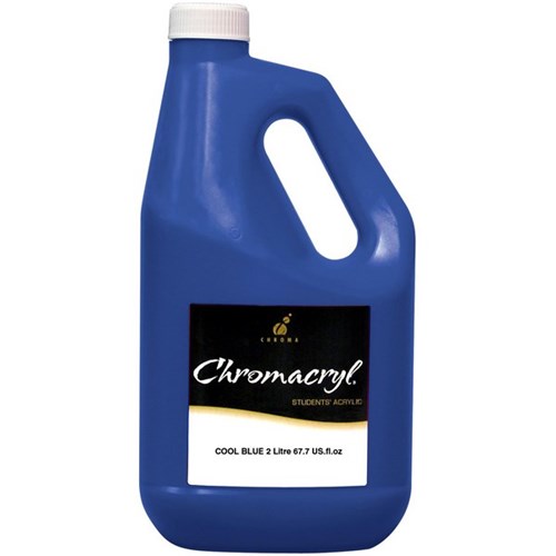 Chromacryl Student Acrylic Paint 2L Cool Blue