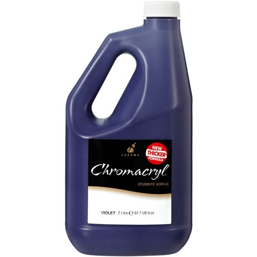 Chromacryl Student Acrylic Paint 2L Violet