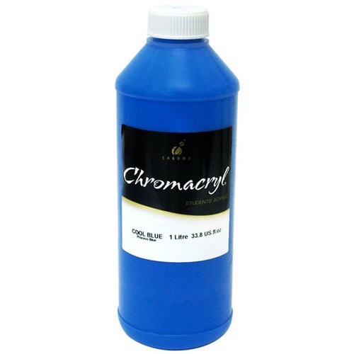 Chromacryl Student Acrylic Paint 1L Cool Blue