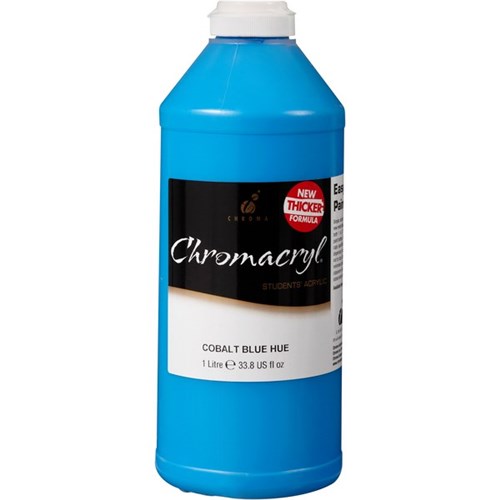 Chromacryl Student Acrylic Paint 1L Cobalt Blue