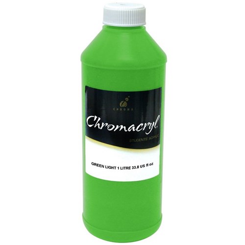 Chromacryl Student Acrylic Paint 1L Light Green