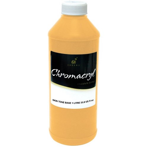 Chromacryl Student Acrylic Paint 1L Peach (Skin Tone) Base