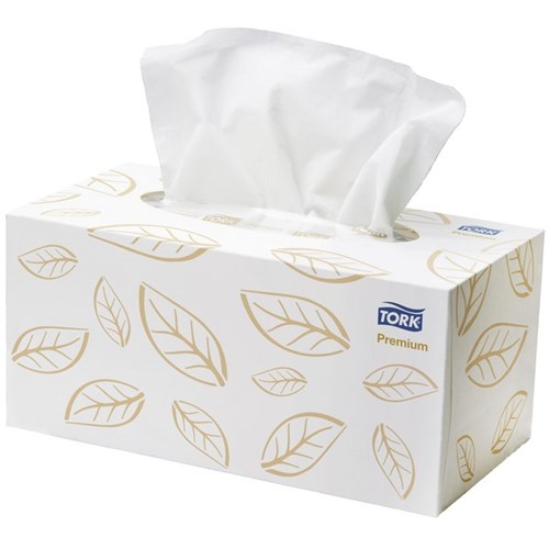 Tork Premium Soft Facial Tissues 2 Ply 2170303, Carton of 24