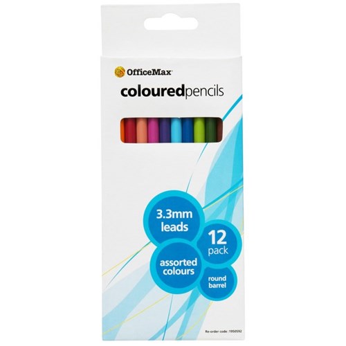 OfficeMax Coloured Pencils, Pack of 12