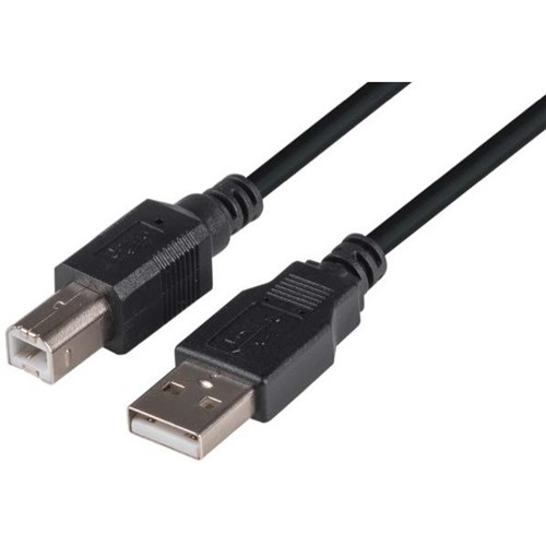 Dynamix USB 2.0 USB-A Male to USB-B Male Connector Cable 3 Metre