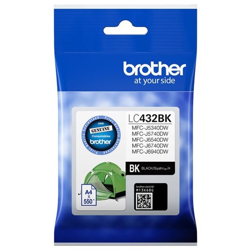 Brother LC432BK Black Ink Cartridge