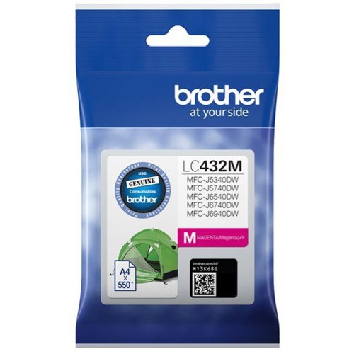 Brother LC432M Magenta Ink Cartridge