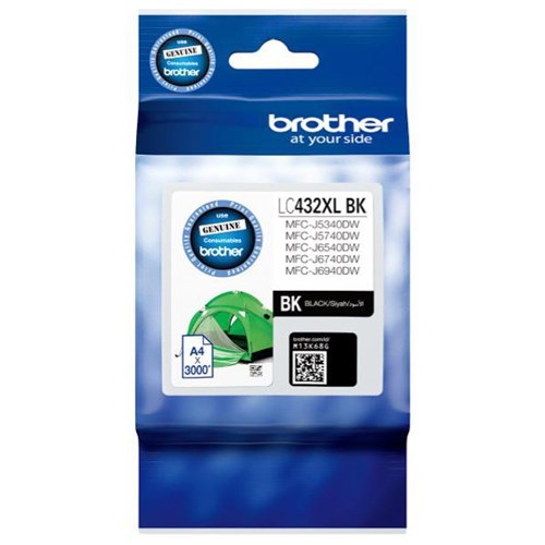 Brother LC432XLBK Black Ink Cartridge