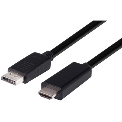 Dynamix DisplayPort 1.2 to HDMI 2.0 Converter Cable Black 1 Metre