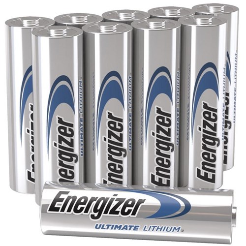 Energizer Ultimate AA Lithium Batteries, Pack of 10