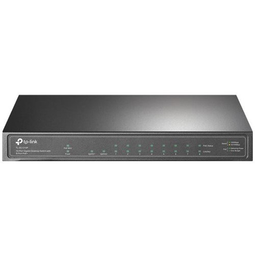 TP-Link SG1210P 10-Port Gigabit Desktop Network Switch