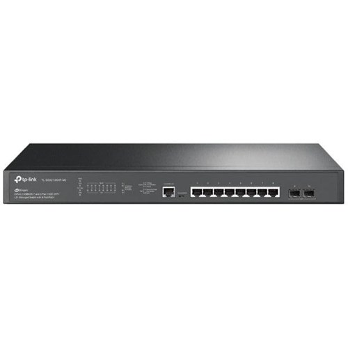 TP-Link SG3210XHP-M2 8-Port PoE+ 2.5 Gbps Managed Switch with 10GE