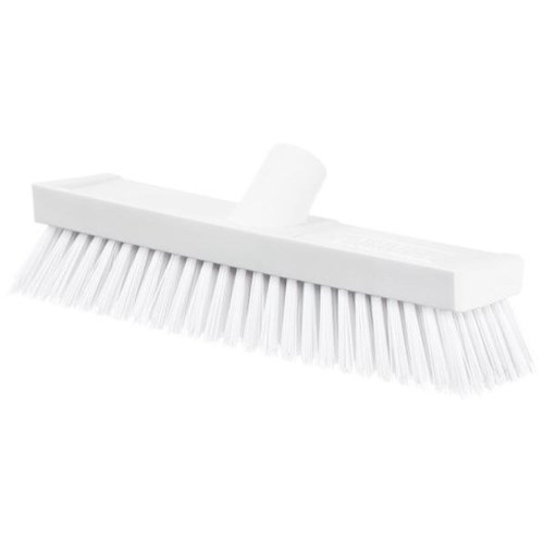 Browns Broom Head HG10 Floor Scrub White 250x25mm