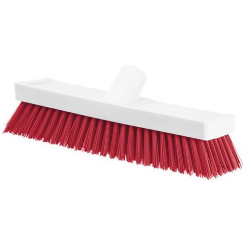 Browns Broom Head HG10 Floor Scrub Red 250x25mm