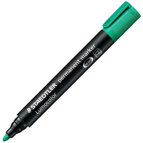 Staedtler Lumocolor 352 Green Permanent Marker Bullet Tip