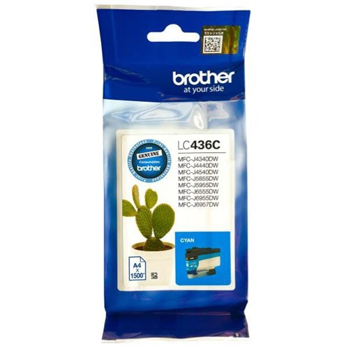 Brother LC436C Cyan Ink Cartridge