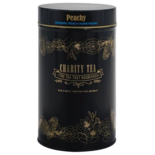 Charity Tea Peachy Empty Refill Tin Large