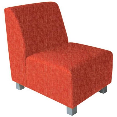 Apollo Single Seater Sofa Keylargo Fabric/Paprika