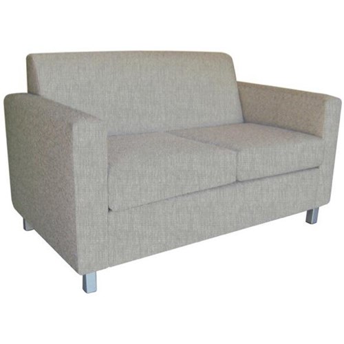 FurnNZ Cosmo 2 Seater Sofa Keylargo Fabric/Zinc