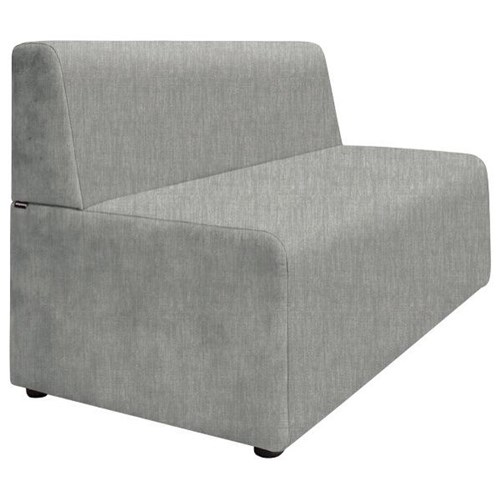 FurnNZ Snug 2 Seater Sofa Keylargo Fabric/Zinc