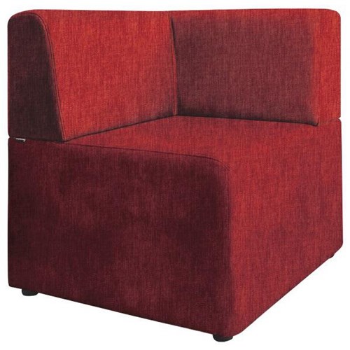 FurnNZ Snug Sofa Corner Unit Keylargo Fabric/Paprika